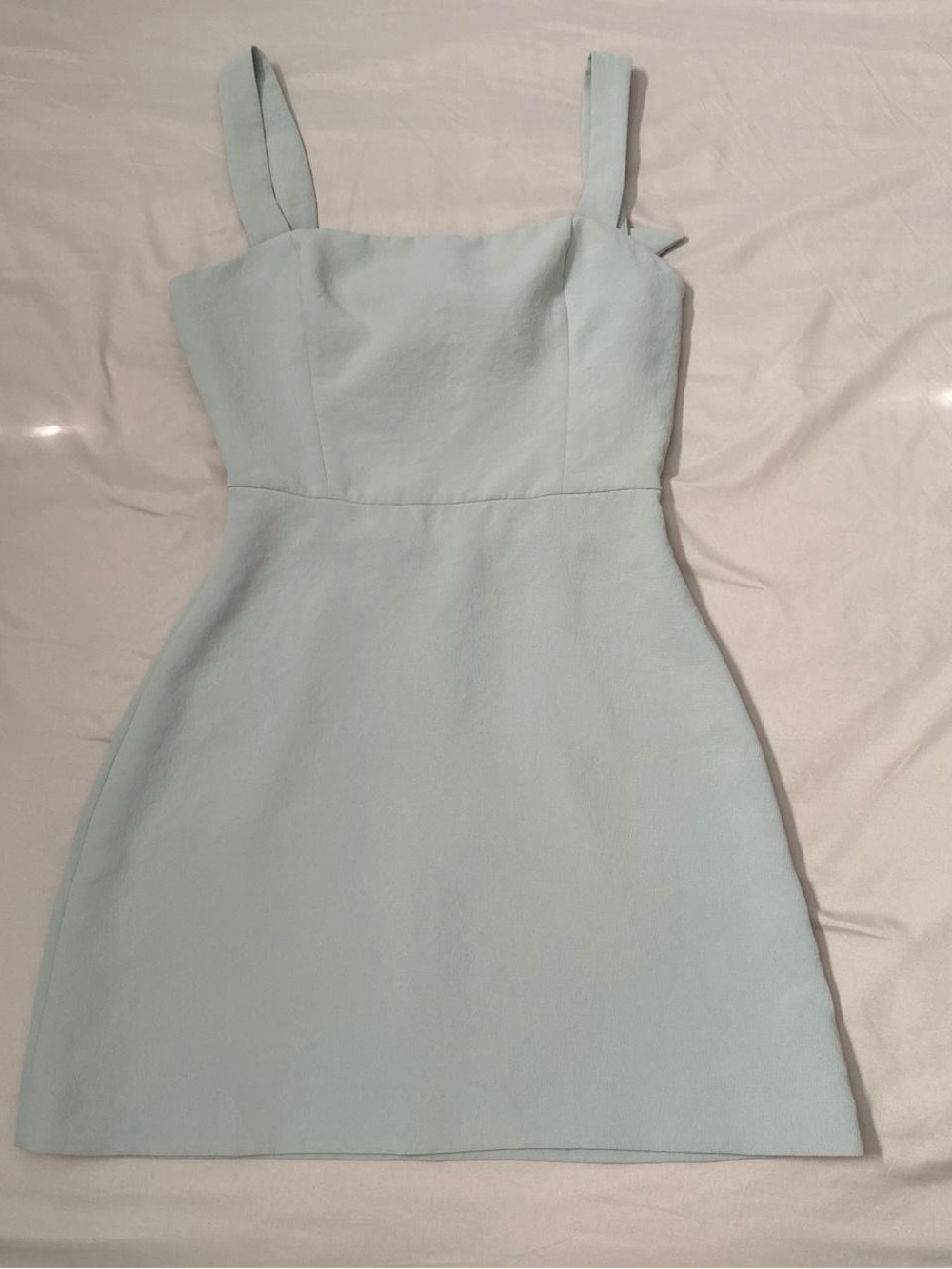 🩵 Aritzia Wilfred Aperature Tie-Back Mini Dress – Size 0 🩵